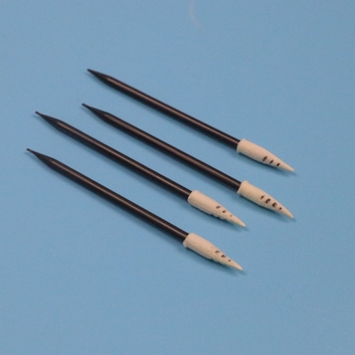751 Lint Free Spiral Pointed Small Cleanroom Swab Araba Temizleme Kara Tali ile köpüklü Swab