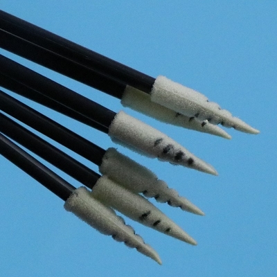 751 Lint Free Spiral Pointed Small Cleanroom Swab Araba Temizleme Kara Tali ile köpüklü Swab