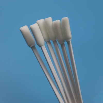 TX712 Lint Free White PP Stick 10mm Dikdörtgen Temiz Oda Swab Yazıcısı Temizlik ESD Köpük Swab