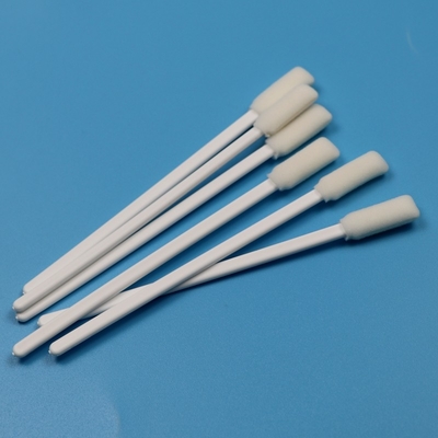 TX712 Lint Free White PP Stick 10mm Dikdörtgen Temiz Oda Swab Yazıcısı Temizlik ESD Köpük Swab