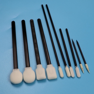 Taşınabilir Siyah Talip Sünger Köpük Swab Precision Temizlik Swab Kit Araç Temizlik Kit