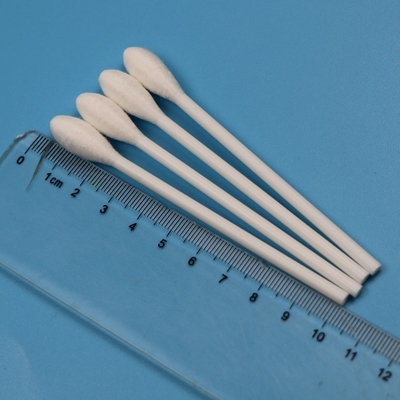 Tek kullanımlık 10cm PP Stik Büyük Yuvarlak Kafa Qtips Tıbbi Pamuk Bud Swab Uygulayıcı