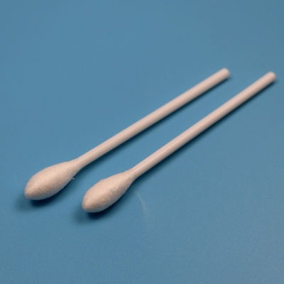 Tek kullanımlık Beyaz PP Stik 10mm Büyük Yuvarlak Kafa Pamuk Bud Tıbbi Pamuk Swab Uygulayıcı