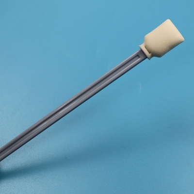 228mm Lint Free Blue Long Handle Dikdörtgen Temiz Oda Swab Büyük Formatlı Yazıcı Temizlik Köpük Swab