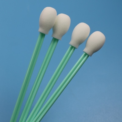 180mm Lint Free Extra Long Handle Round Sponge Cleanroom Swab Printer Temizlik Dairesel Köpük Swab