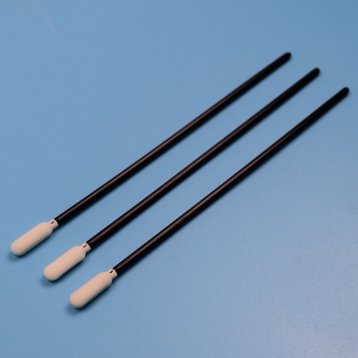 TX740 Lint Free 6.5 " Uzun Siyah El Sünger Temiz Oda Swab Araç Temizlik Köpük Swab