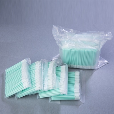 Mikro Çukurlu Temizlik Araçları Dayanıklı PP Yakalama ile 76mm Tıpkı Köpük Ucu Swabs