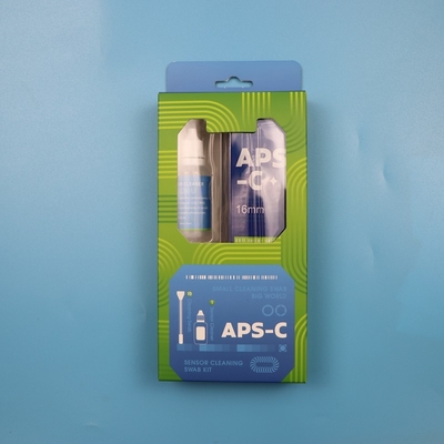 2 in 1 Mikrofiber APS-C Sensör Temizlik Swab CMOS Kamera Temizlik Kiti Sıvı ile