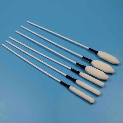 21cm Ekstra Uzun PP Stik Uzun Köpük Uç Swab Tıbbi Sünger Stik Trocar Sil Swab