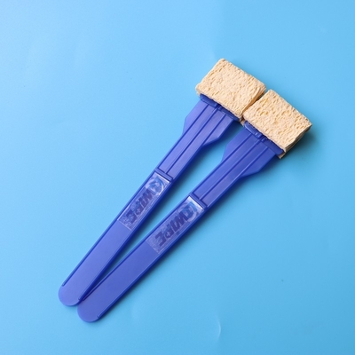 Yüksek emicilikli dikdörtgen çubuklı süngerli tampon tıbbi selüloz köpüklü tampon uygulayıcı