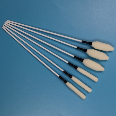21cm Tek kullanımlık uzun kolu Trocar Temizlik köpüğü Swab Tıbbi sünger çubuğu