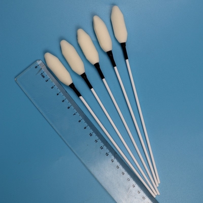 21cm Tek kullanımlık uzun kolu Trocar Temizlik köpüğü Swab Tıbbi sünger çubuğu