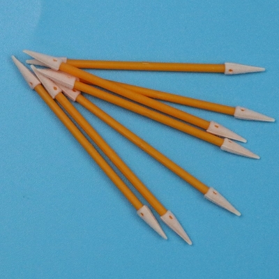 Lint Free Orange Stick Double Ended Pointed Sponge Detaylı Swab Temiz Oda Köpük Swab