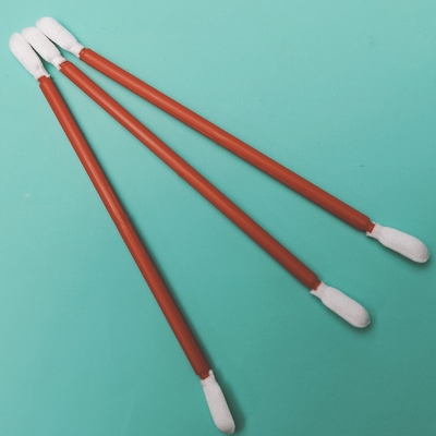 Lint Free Double Twisted Head Cleanroom Mikrofiber Detaylı Swab Araba Temizlik Poliester Swab