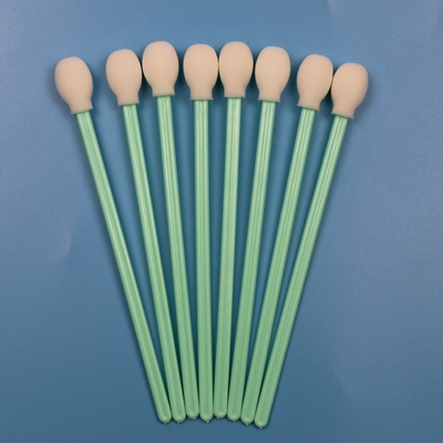 Lint Free 180mm Extra Long Handle Dairesel Sünger Detaylı Swab Yazıcı Temizlik Köpük Swab