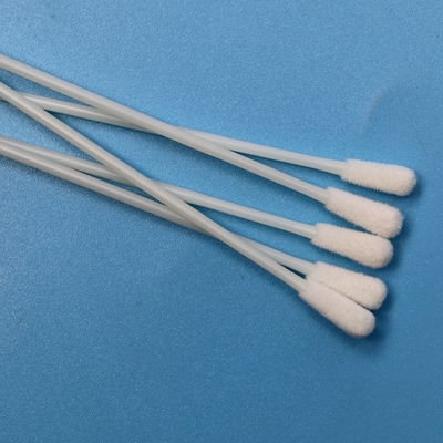 146mm Bireysel Olarak Sarılmış Floklu Naylon Oral Örnekleme Çubuğu Steril Tıbbi Amaçlı Kırılma Noktası Olmayan Numune Toplama Çubuğu