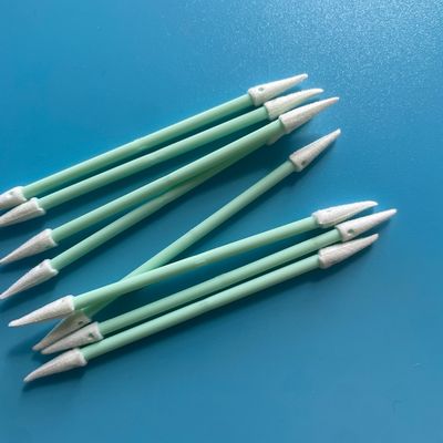 Elektronik Temizlik için Çift Noktalı 75mm Temiz Oda Köpük Swab