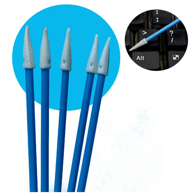 TX750 Ultra Low Lint Mini Pointed Cleanroom Sponge Detaylı Swab Precision Temizlik için ESD Köpük Swab