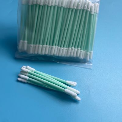 72mm Çift Kısımlı Köpük Swab - 3.8x3.4mm Küçük Ucu - PCB Lehimleme Yastıkları, Bağlantı Düğmeleri ve Çip Kalanları için - 100pcs