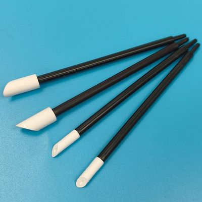 8mm Slanted PU Foam Swab with Rigid PP Stick for Printer Cleaning ISO9001 Certified