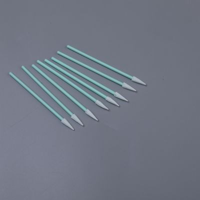 Elektronik Optik Lens PCB Klavye Boşluğu Temizleme Yüksek Emicilik 75mm için Keskin Nokta Polyester Çubukla