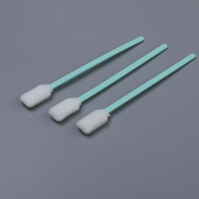 Endüstriyel ve Elektronik için 128 mm Dikdörtgen Köpük Swabı 12.7 mm Geniş, 10 mm Kalınlığı, Yazıcı Başını Temizlemek İçin İdeal