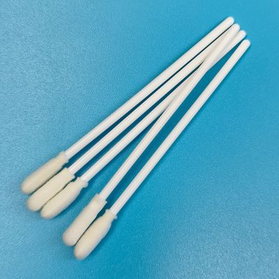 8cm PP Stick Round Foam Tip Yüzey Örnekleme Swab Çevre Kontrolü Örnek Toplama Swab Gıda için