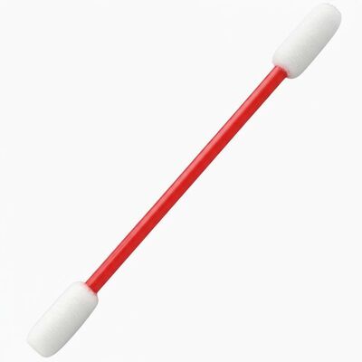 714 Lint Free Red Handle Araba Temizliği Detaylı Swab Mikrofiber Swab Temiz Oda Polyester Swab Yüzey Temizliği için