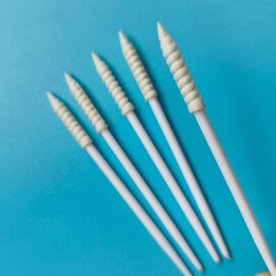 752 Lint Free Micro Pointed Cleanroom Detailing Swab Electronics Cleaning Sponge Foam Swab for Car Cleaning