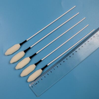 21 cm Tek Kullanımlık Uzun PP Sopa Tıbbi Temizleme Süngeri Çubukla Köpük Ucu Trocar Hastane için Silme Çubuğu