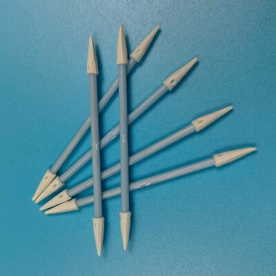 Lint Free Blue Handle 3.6mm Mini Pointed Sponge Swab Araç Temizliği Detaylı Swab Precision Temizlik Temiz Oda için ESD Köpük Swab