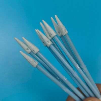 Lint Free Blue Handle 3.6mm Mini Pointed Sponge Swab Araç Temizliği Detaylı Swab Precision Temizlik Temiz Oda için ESD Köpük Swab