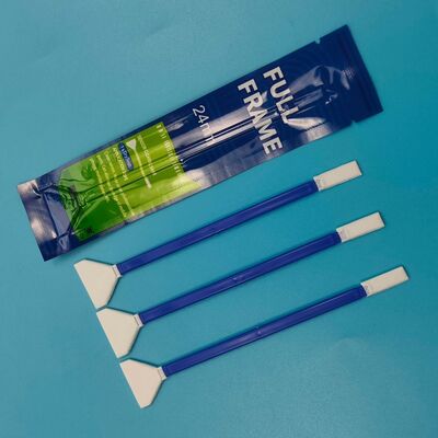 Bireysel Sarılmış 24mm V Şekli Mikrofiber Çubukla Çift Uçlu Kamera Temizleme Çubuğu Tam Çerçeve Sensör Çubuğu Detaylandırma Çubuğu