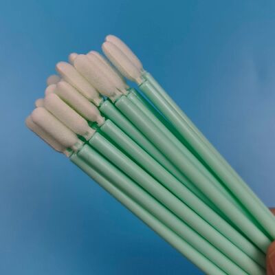 TX709 Yeşil PP Sopa Hassas Temizleme Süngeri Çubukla Temiz Oda Köpük Ucu Detaylandırma Çubuğu Elektronik Temizleme Çubuğu
