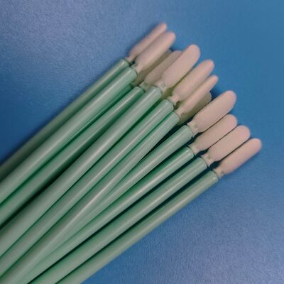 TX709 Yeşil PP Sopa Hassas Temizleme Süngeri Çubukla Temiz Oda Köpük Ucu Detaylandırma Çubuğu Elektronik Temizleme Çubuğu