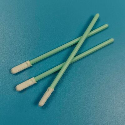 TX758 Tüy Bırakmayan Küçük Düz Temiz Oda Çubuğu Yarı İletken Temizleme ESD Polyester Çubukla Hassas Temizleme Çubuğu