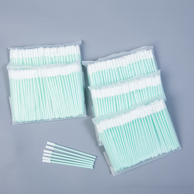 Örme Polyester / Mikrofiber Elektronik Temizleme Çubukları Yuvarlak Başlı OEM Hizmeti