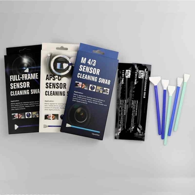 Tam Kare Kamera Sensörü Temizleme Mikrofiber Sensörlü Çubukla PP Çubuk