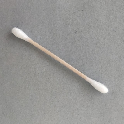 Tek kullanımlık Ahşap 100pcs Bambu Pamuklu Çubuk
