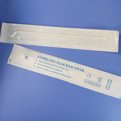 150mm Bireysel Steril Paketlenmiş Naylon Floklu Burun Çubuğu