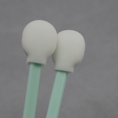 Elektronik Dairesel Başlı Tek Kullanımlık Temiz Oda Köpük Çubukları
