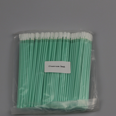 Yazıcılar İçin Tek Kullanımlık 165mm Temiz Oda Polyester Tüy Bırakmayan Temizleme Çubukları