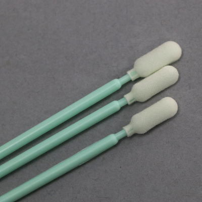 Tek kullanımlık 165mm Temizleme Tiftiksiz Köpük Çubukları Tozsuz