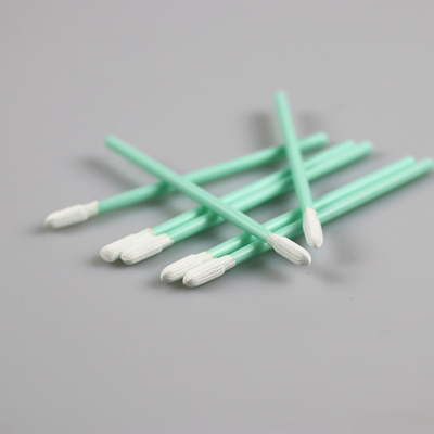 Çin Üretimi Endüstriyel Yeşil Saplı Elektronik İçin Tek Kullanımlık Polyester Swablar