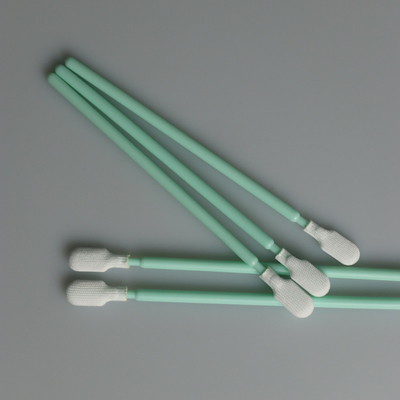 Temiz Oda Tek Kullanımlık 102mm Uzunluk Endüstriyel Çift Katmanlı Polyester Temizleme Çubuğu Çubukları