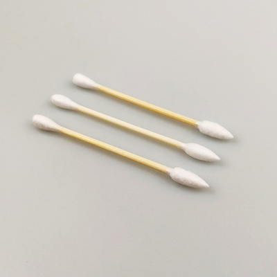 Kulak Temizleme 3 "75mm Biyobozunur Pamuklu Çubuk