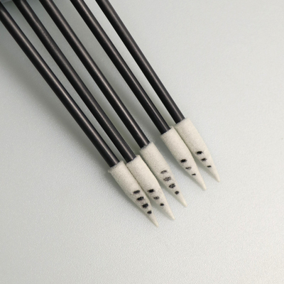 67 mm Tüy Bırakmayan Tek Kullanımlık Termal Bağlanmış Köpük Uçlu Swablar