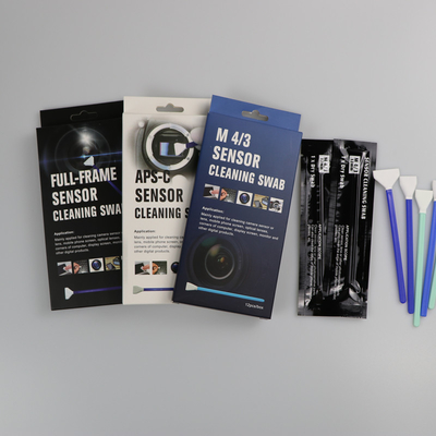 24mm Tam Kare Kamera Sensörü Temizleme Swabları Tüy Bırakmayan SafeEsnek Kafa