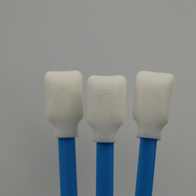 PP Kolu Enjekte Yazıcı 125mm Uzunluk İçin Tüy Bırakmayan Köpük Temizleme Çubuğu