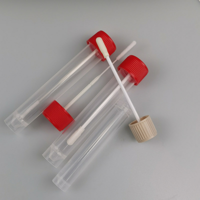 Tek Kullanımlık EO Steril 8cm Köpük Başlığı Oral Numune Toplama Swabları